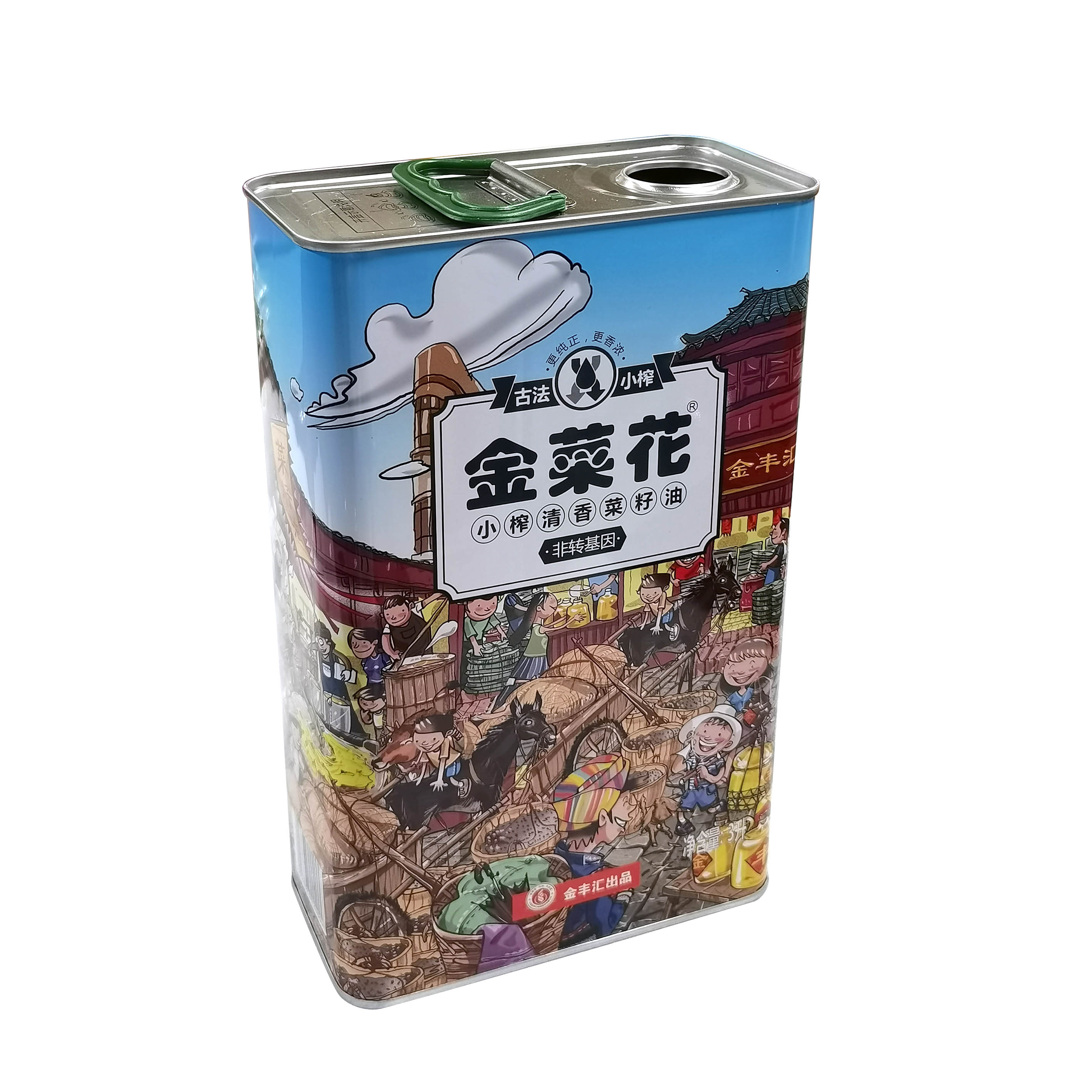 云南菜籽油鐵桶 菜籽油用什么容器包裝好？