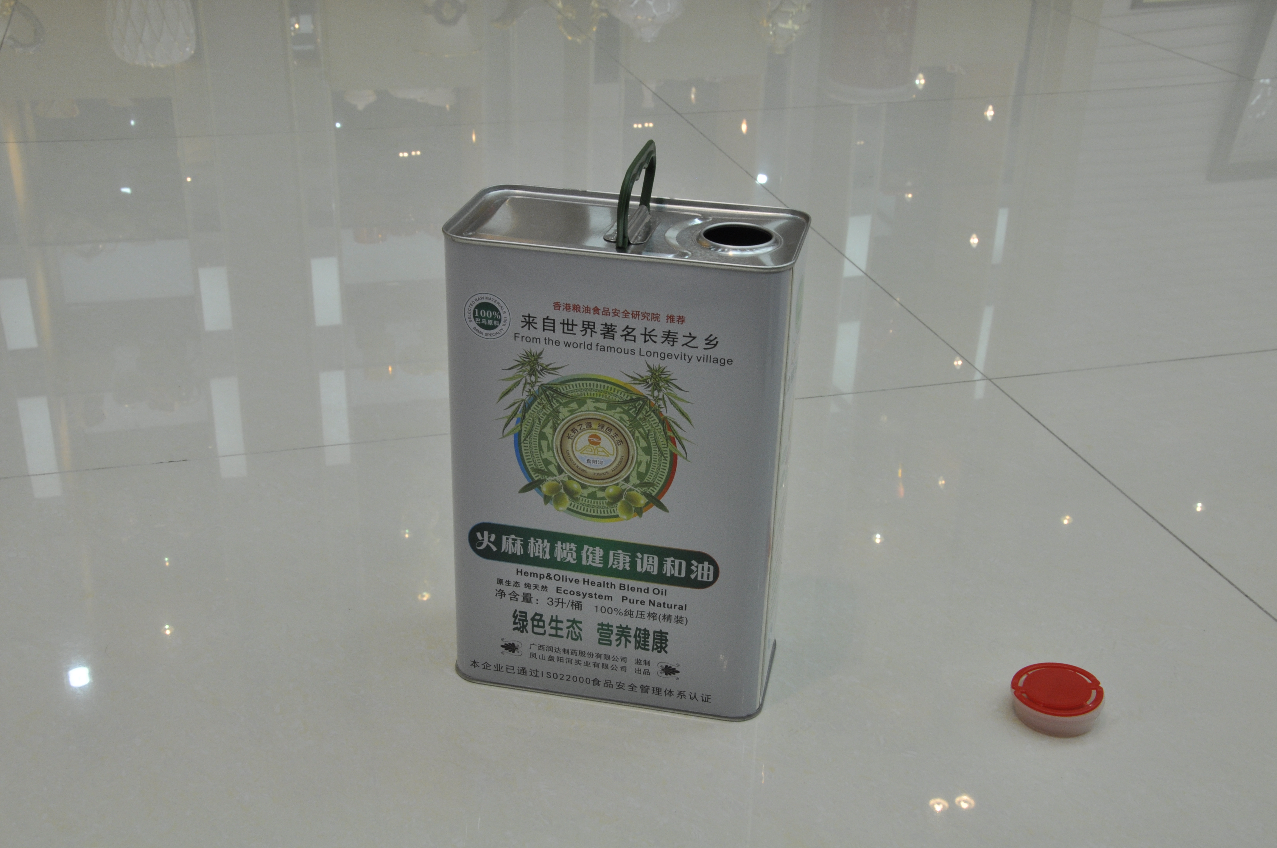 廣西火麻油鐵罐 火麻油哪里做鐵罐包裝好？